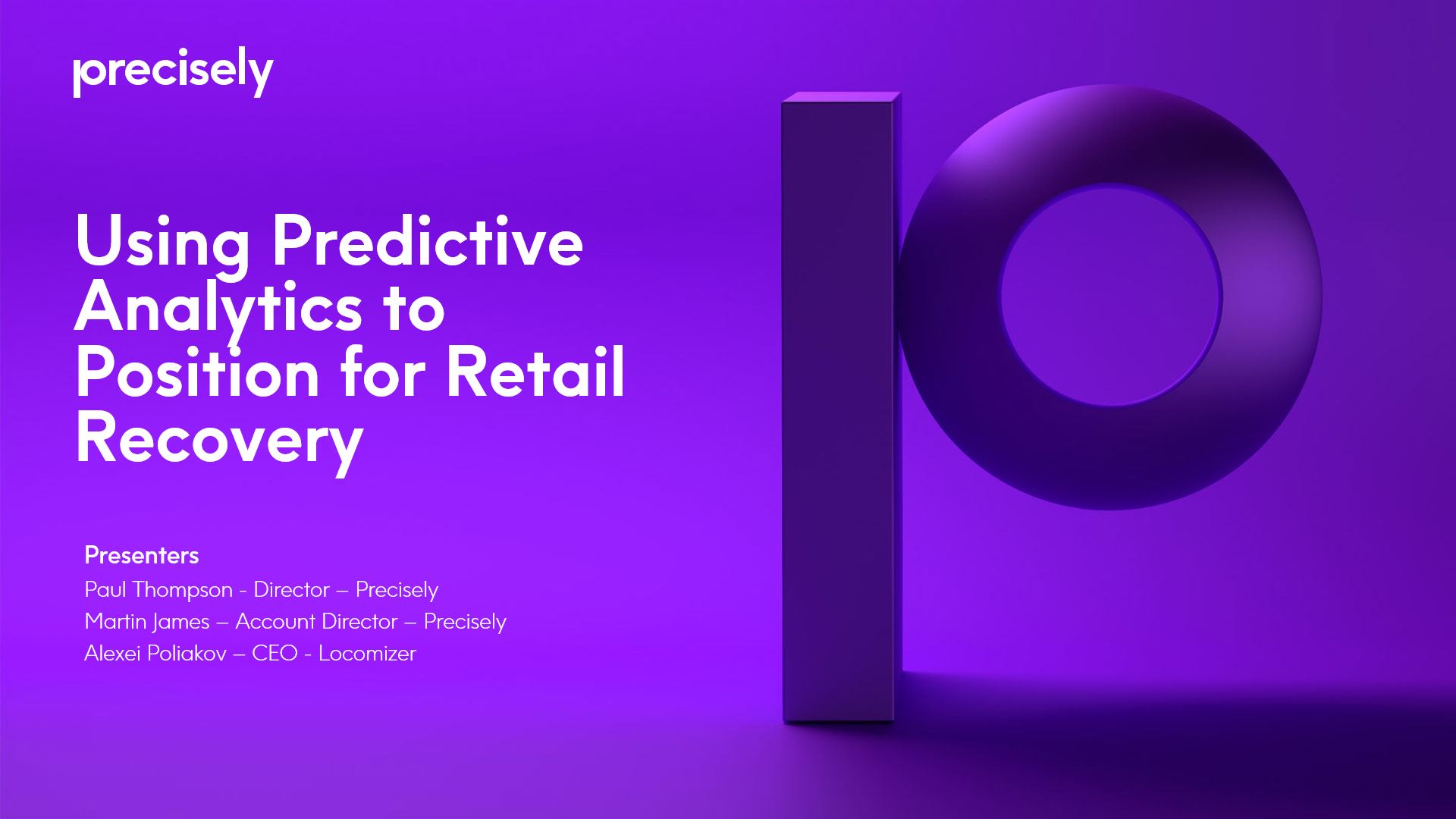 Positioning for Retail Recovery: The Role of Predictive Analytics Fueled by Mobile Trace Data Positioning for Retail Recovery: The Role of Predictive Analytics Fueled by Mobile Trace Data