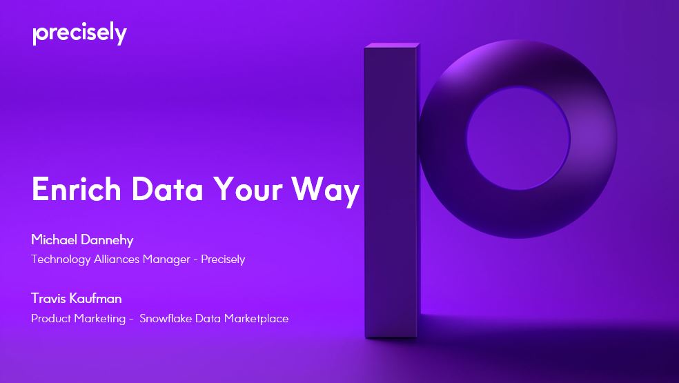 Enrich Data Your Way Enrich Data Your Way