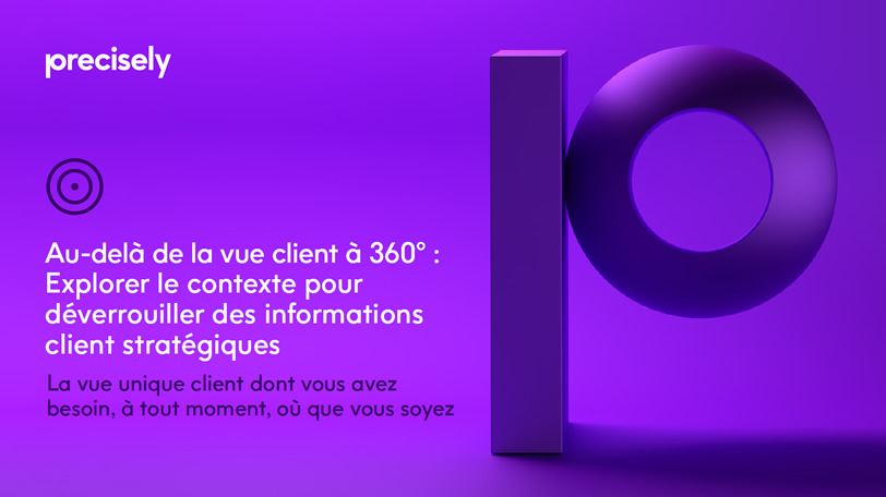 Au-delà de la vue client à 360 Au-delà de la vue client à 360° : Explorer le contexte pour déverrouiller des informations client stratégiques