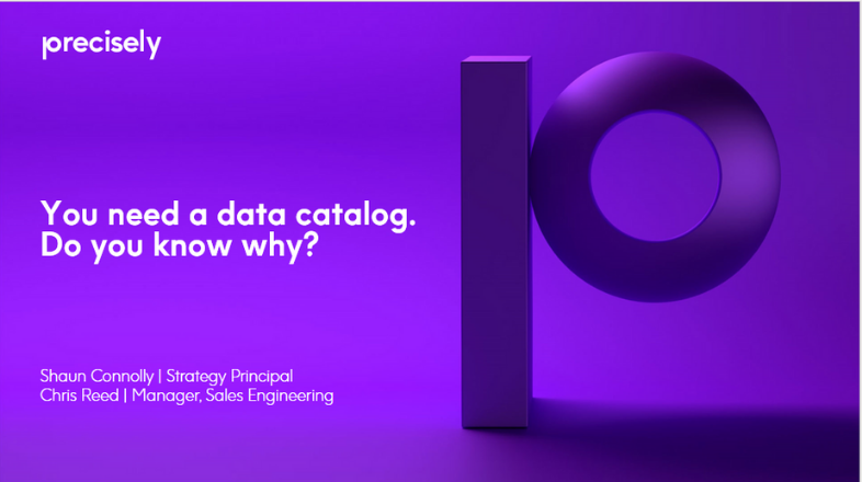You need a data catalog Do you know why?
