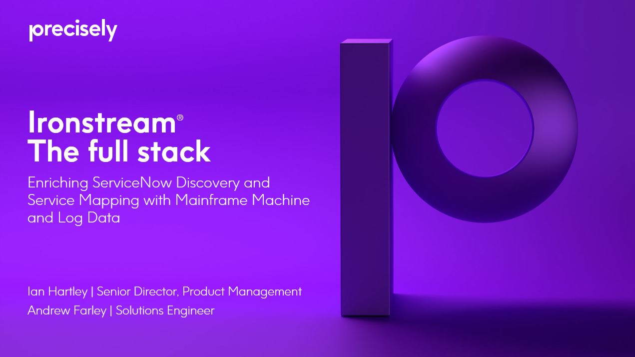 Enriching ServiceNow Discovery and Service Mapping with Mainframe Machine and Log Data
