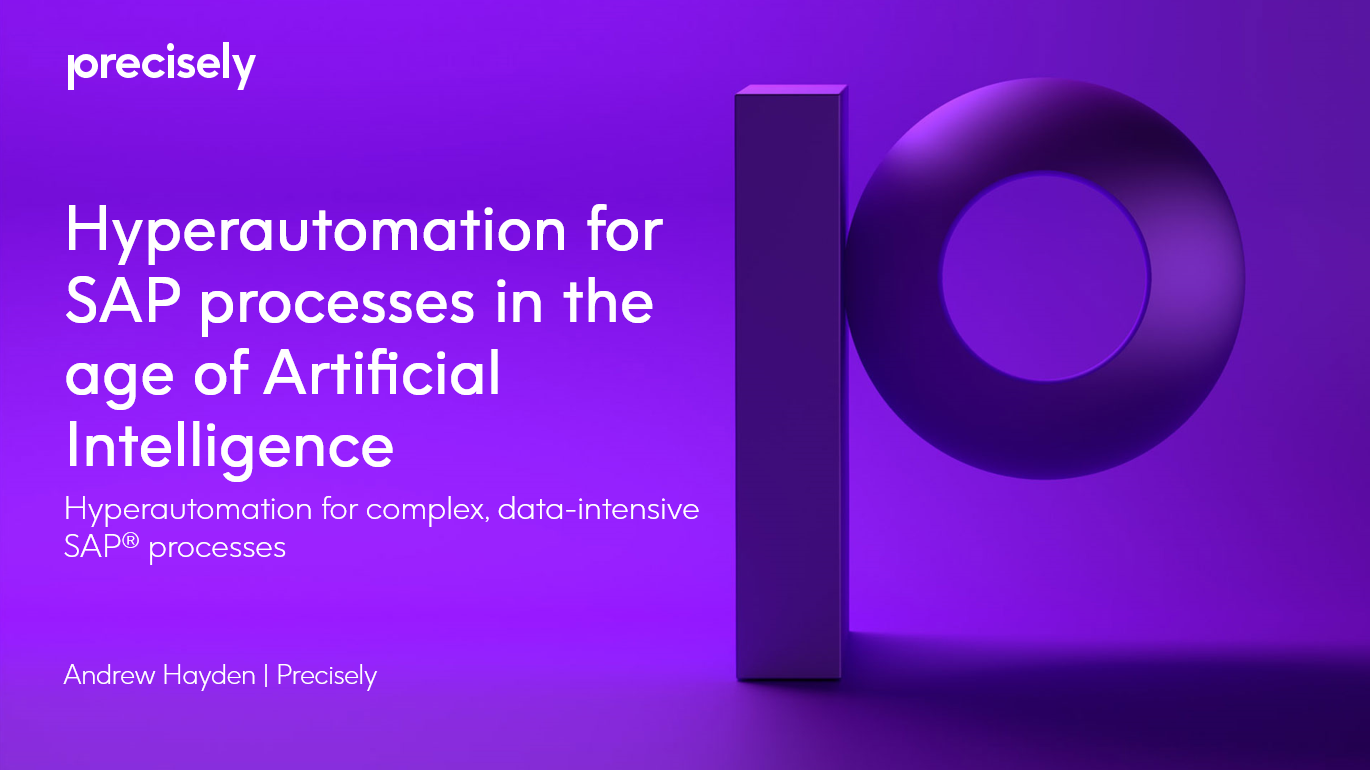 Hyperautomation for SAP Processes in the Age of Artificial Intelligence Hyperautomation for SAP Processes in the Age of Artificial Intelligence