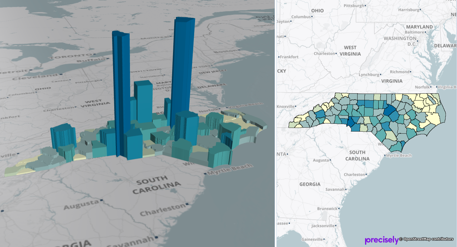 Precisely Announces Powerful New 3D Visualization Capabilities in Latest MapInfo Pro Release Precisely Announces Powerful New 3D Visualization Capabilities in Latest MapInfo Pro Release
