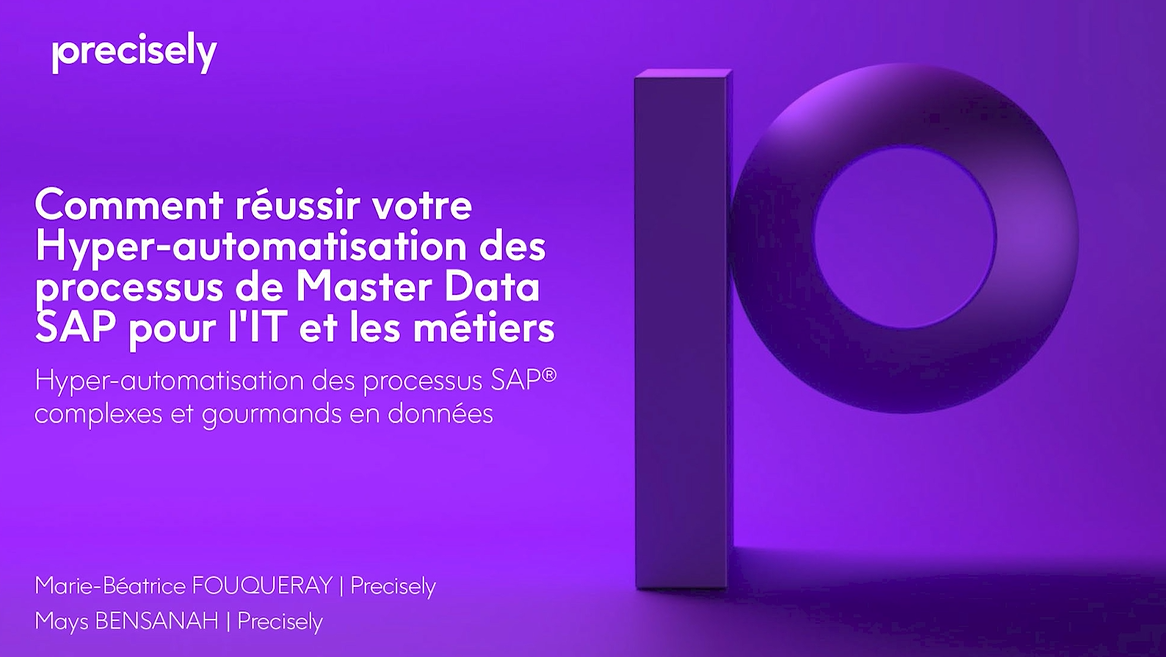 Comment réussir votre Hyperautomatisation des processus de Master Data SAP pour l'IT et les métiers Comment réussir votre Hyperautomatisation des processus de Master Data SAP pour l'IT et les métiers
