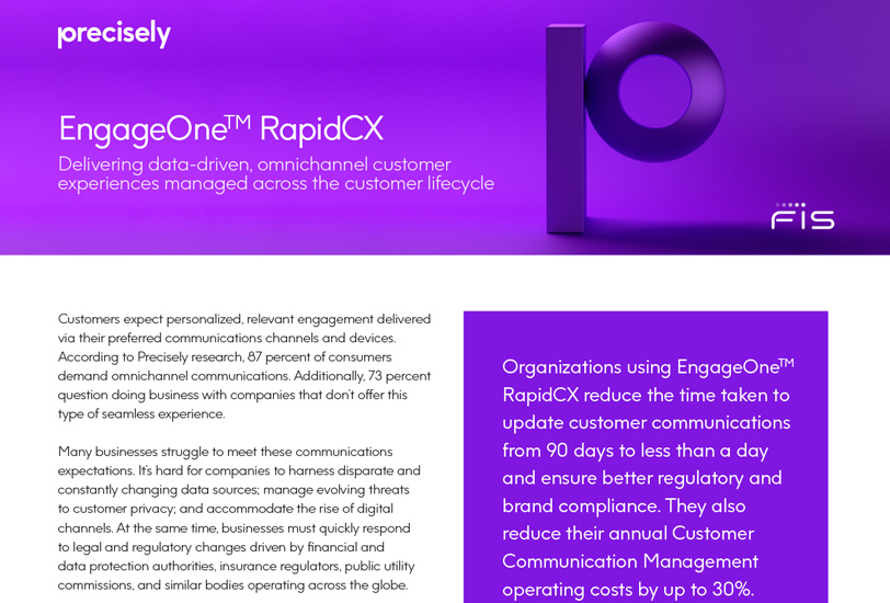 EngageOne RapidCX Solution Sheet_cover_812x550