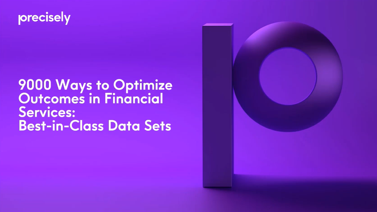 9000 Ways to Optimize Outcomes in Financial Services 9000 Ways to Optimize Outcomes in Financial Services