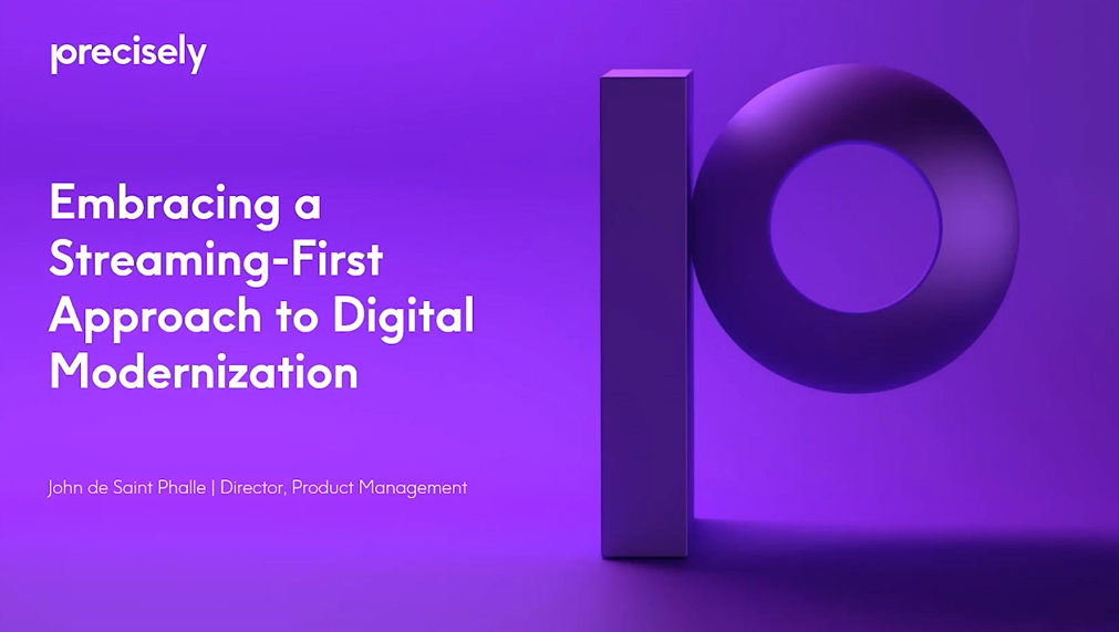 Embracing a Streaming-First Approach to Digital Modernization