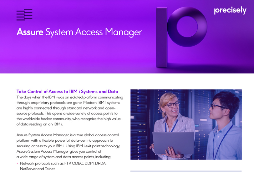 Assure System Access Manager_cover_812x550 Assure System Access Manager - Precisely
