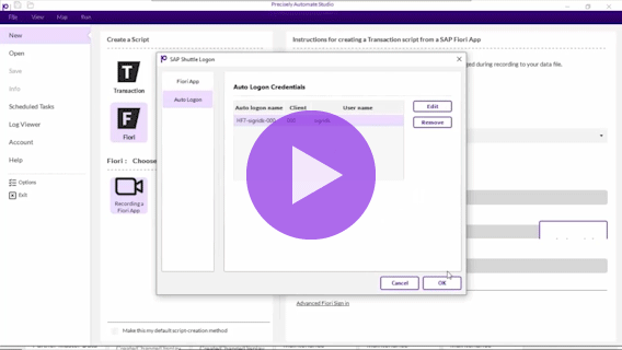 Automate Studio Fiori Demo