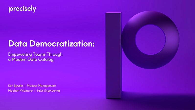 Data Democratization - Empowering Teams Through a Modern Data Catalog Data Democratization - Empowering Teams Through a Modern Data Catalog