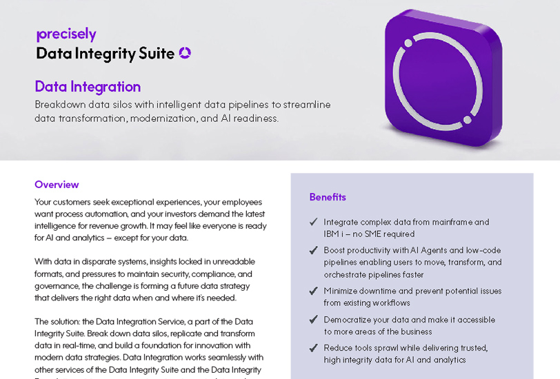 Data Integrity Suite: Data Integration from Precisely
