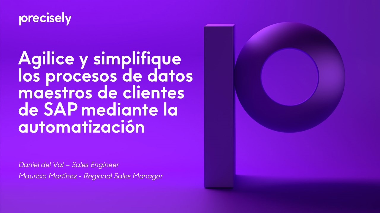 Agilice y simplifique los procesos de datos maestros de clientes de SAP mediante la automatización Agilice y simplifique los procesos de datos maestros de clientes de SAP mediante la automatización
