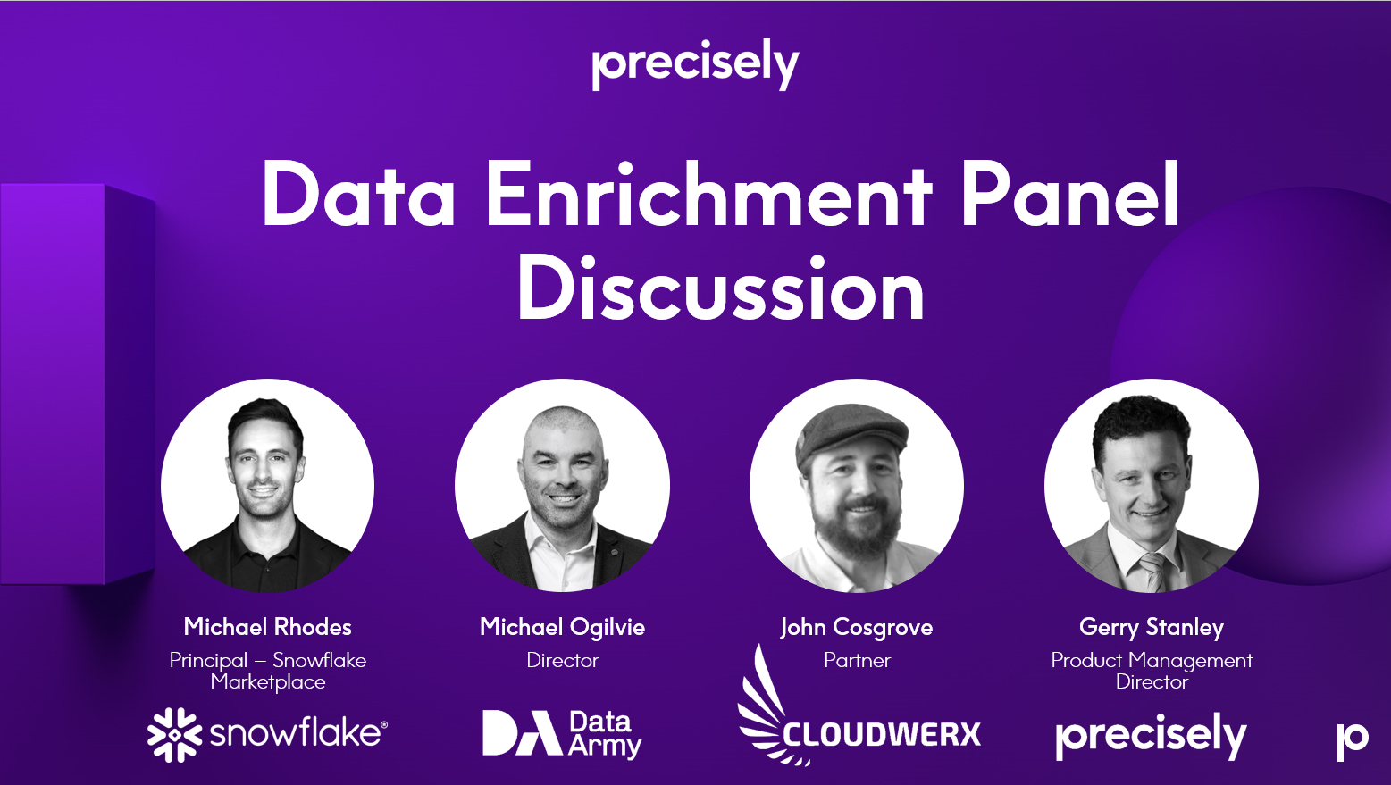 Data Enrichment Panel Discussion Data Enrichment Panel Discussion