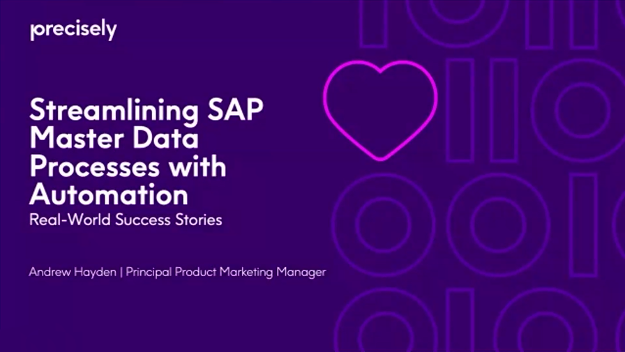Streamlining SAP Master Data Processes - Insights from Home Depot, Johnson & Johnson, and More Streamlining SAP Master Data Processes - Insights from Home Depot, Johnson & Johnson, and More
