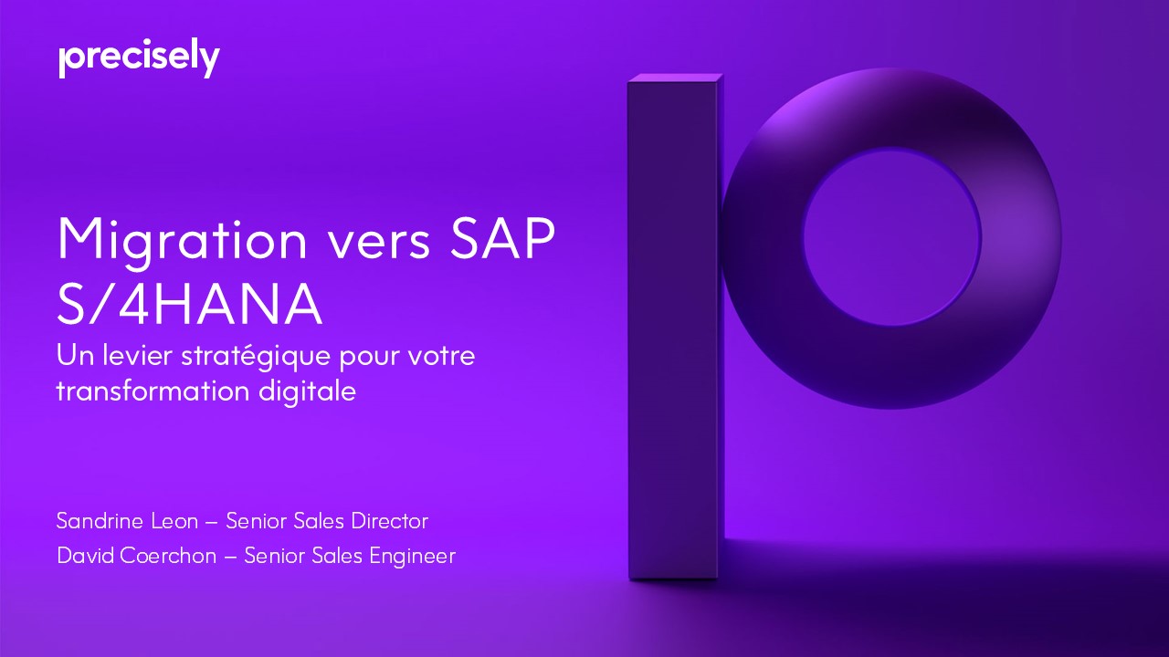 Migration vers SAP S4HANA - Un levier stratégique pour votre transformation digitale Migration vers SAP S4HANA - Un levier stratégique pour votre transformation digitale