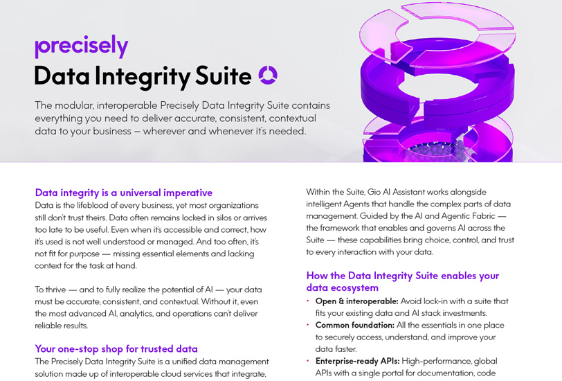 Precisely Data Integrity Suite