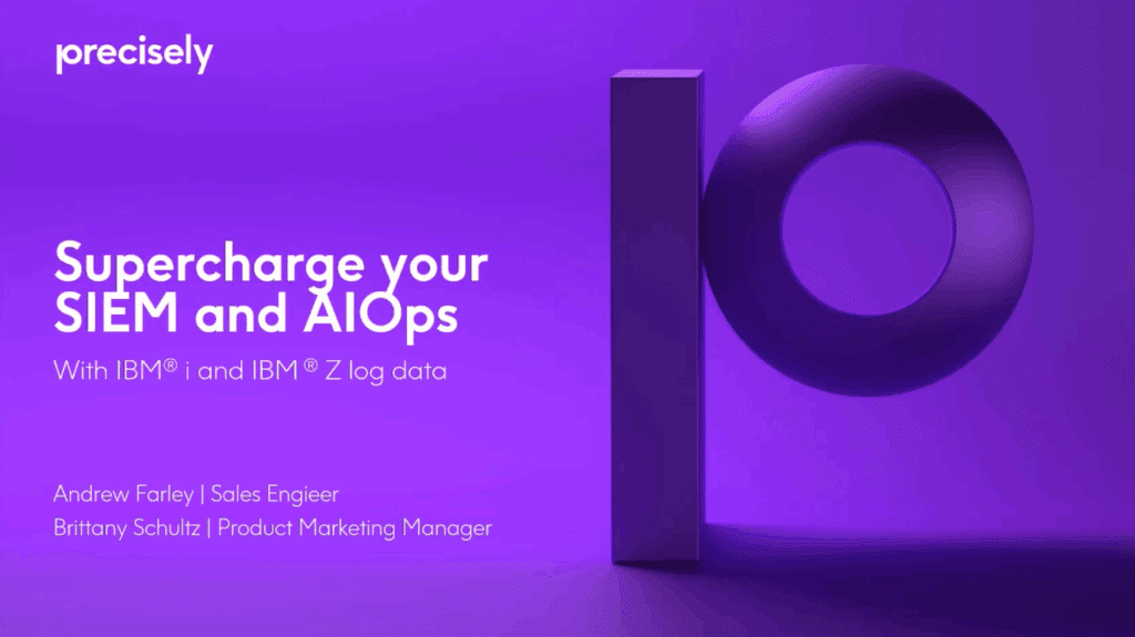 Supercharge your SIEM and AIOps with IBM i and IBM Z Log Data