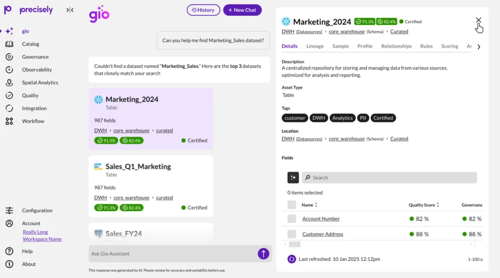 Gio homepage screenshot