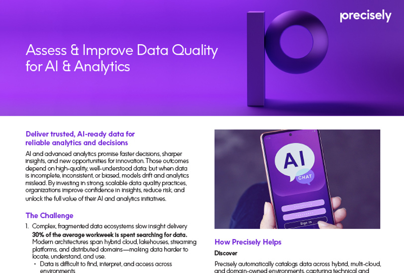 Assess & Improve Data Quality for AI & Analytics