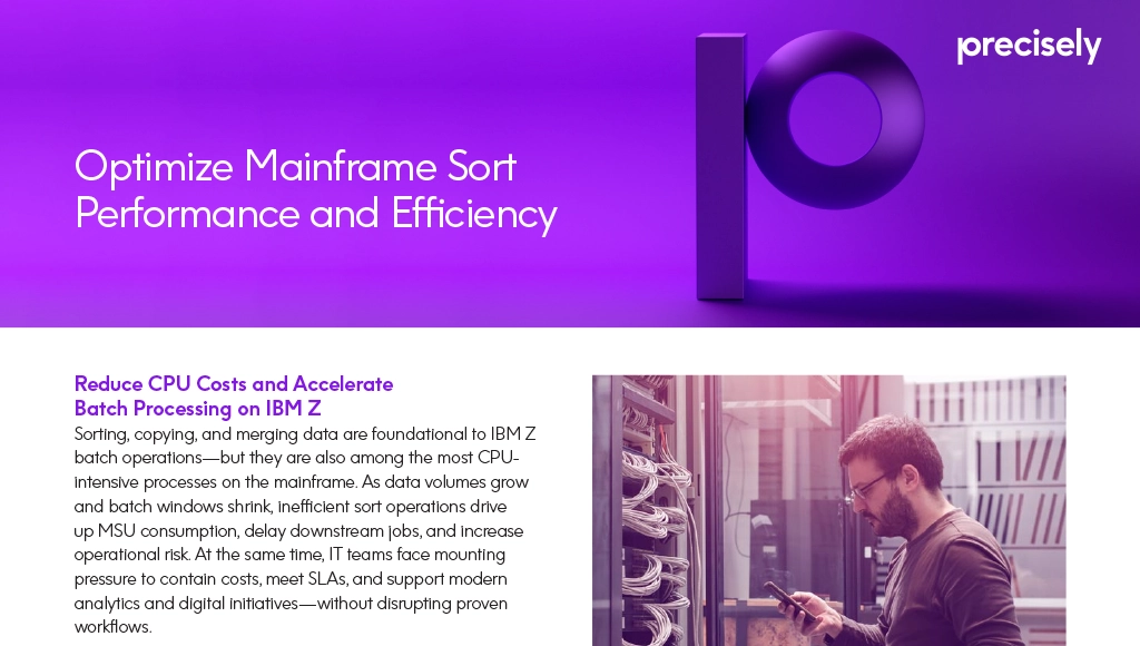 Optimize Mainframe Sort Performance and Efficiency - Precisely