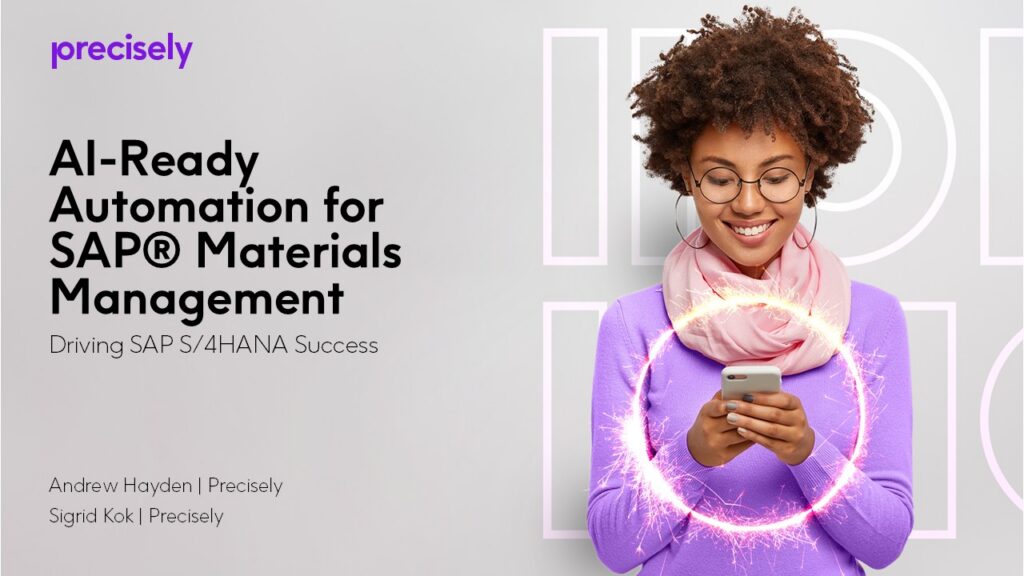 AI‑Ready Automation For SAP® Materials Management And S4HANA Success