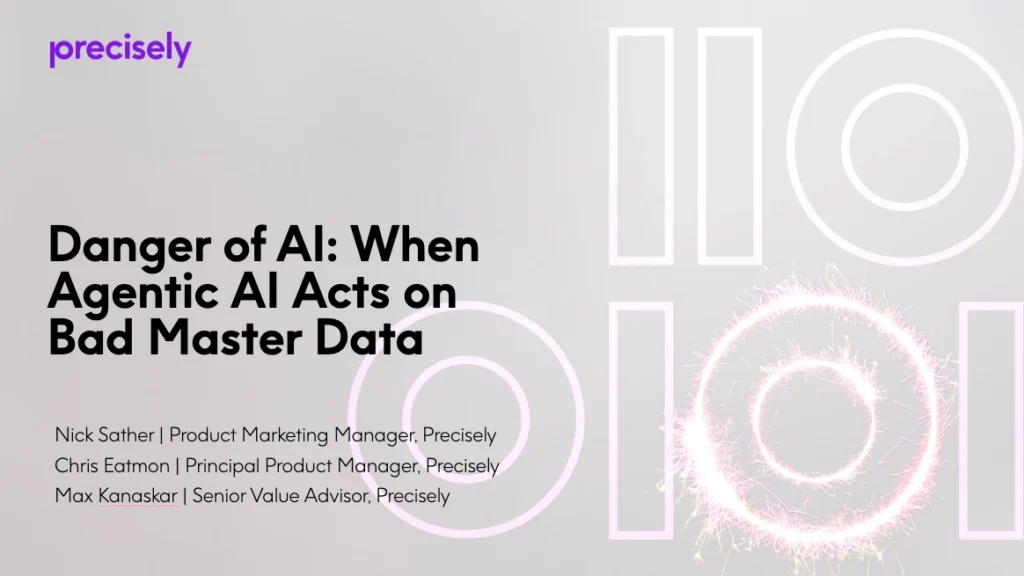 Danger of AI - When Agentic AI Acts on Bad Master Data