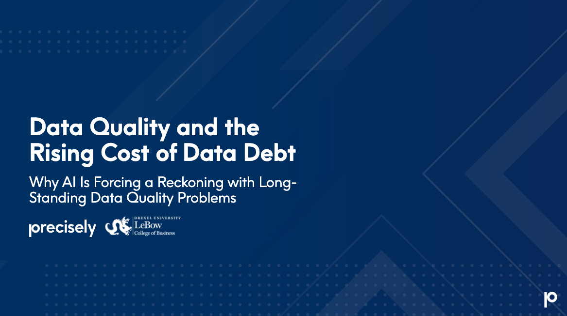 Data Quality and the Rising Cost of Data Debt: Why AI Is Forcing a ...