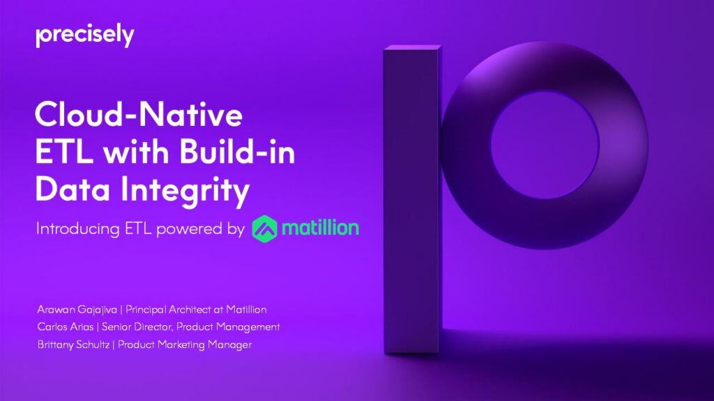 Cloud-Native ETL with Built-in Data Integrity - Introducing ETL powered by Matillion