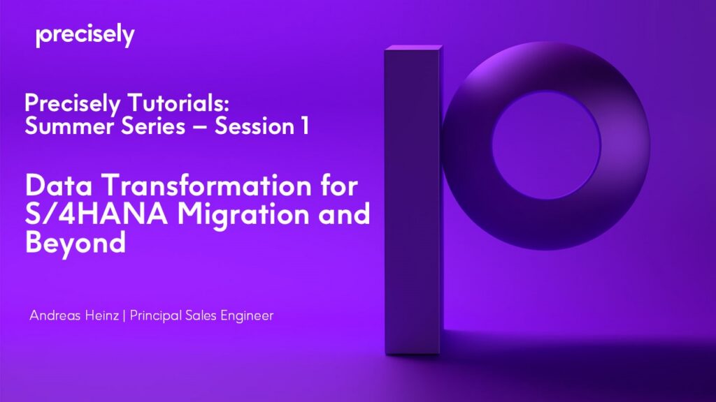 Data Transformation for S/4HANA Migration and Beyond