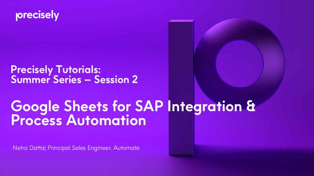 Google Sheets for SAP Integration & Process Automation
