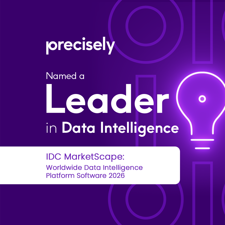 Precisely name a leader in Data Intelligence