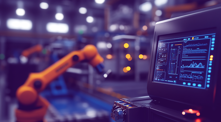 Dashboard monitoring manufacturing data