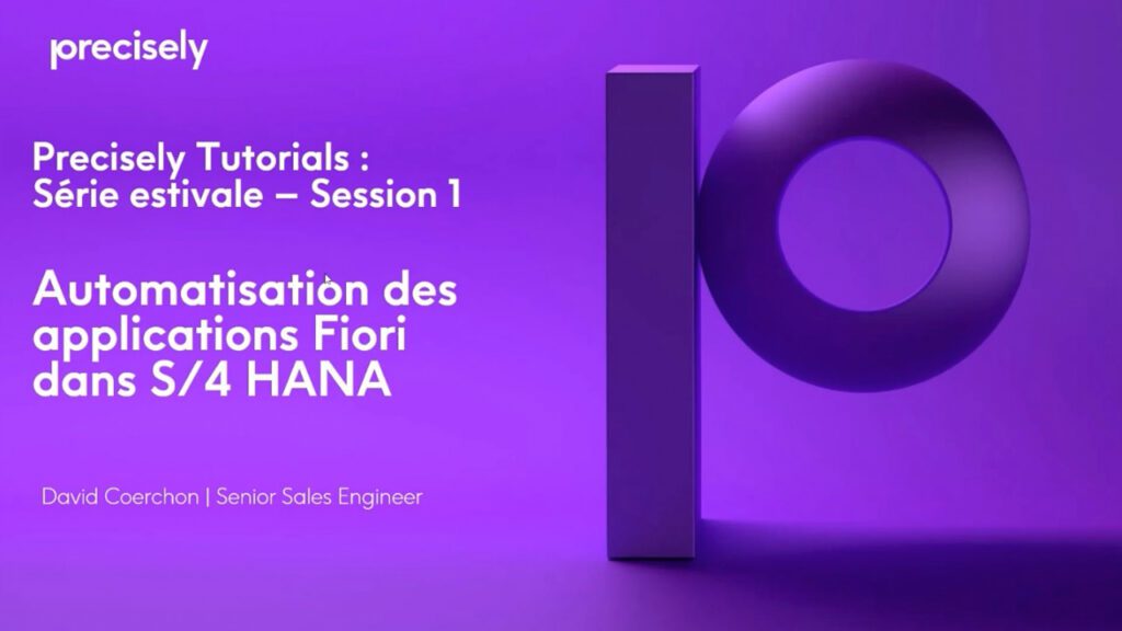 Automatisation des applications Fiori dans S4HANA