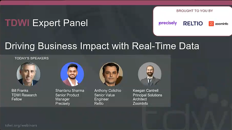 Expert Panel - Driving Business Impact with Real-Time Data