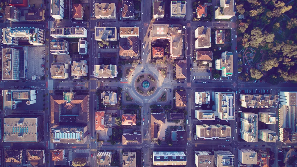 City from above