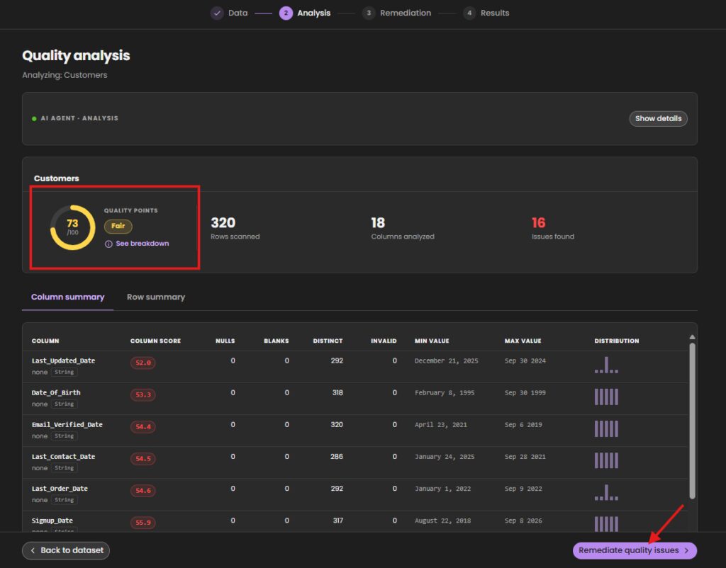 Precisely AI Studio - Data Quality Boost - Step 2