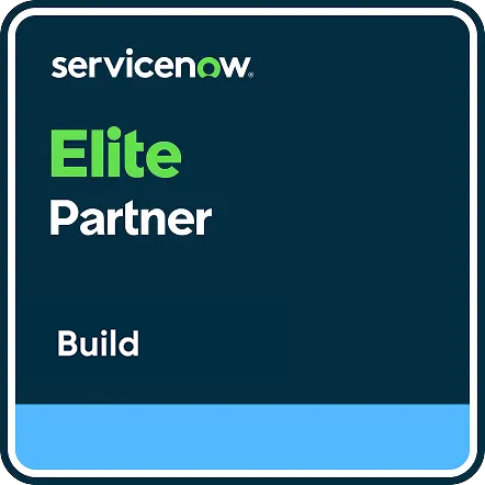 ServiceNow Elite Build Partner badge